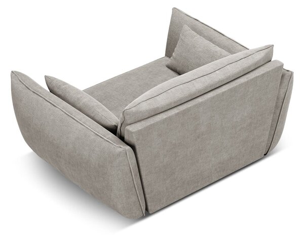 Světle šedé křeslo Vanda – Mazzini Sofas