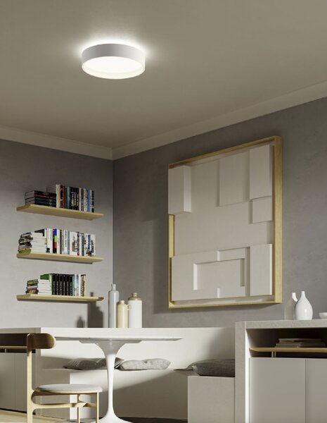 Redo Stropní LED svítidlo HOVER, 40W, ø 42 cm, CCT 2700-4000K, RF Control Barva: Černá