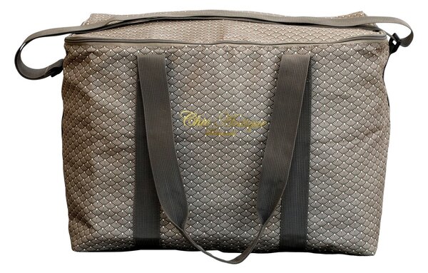 Veliká mocca cestovní termotaška s popruhem Pessac Cooler - 44*27*32cm - Chic Antique