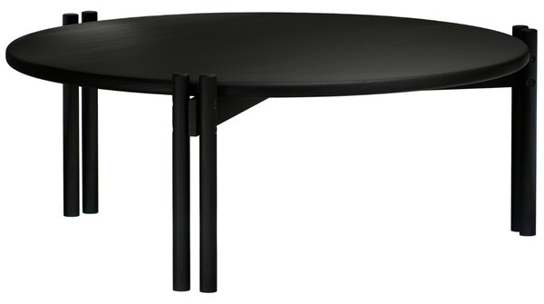 Černý dřevěný konferenční stolek Karup Design Sticks 80 cm