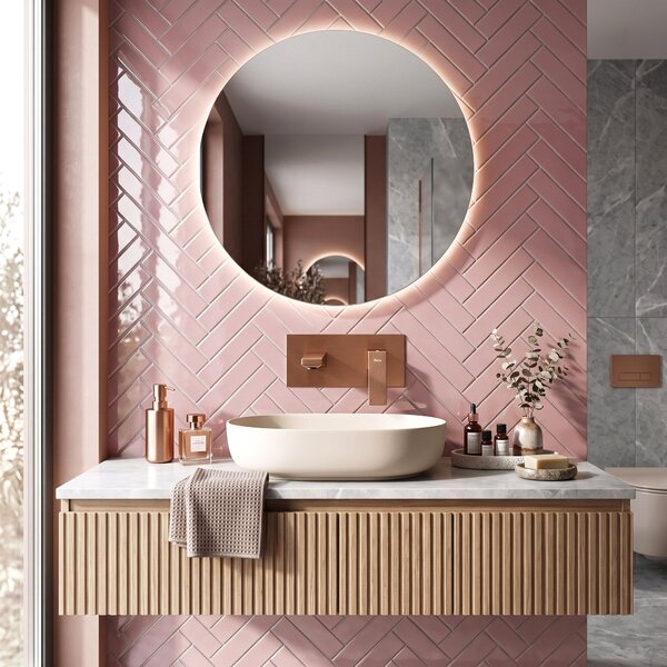 Podomítková vanová baterie PREMIUM REA Joe Brush Copper