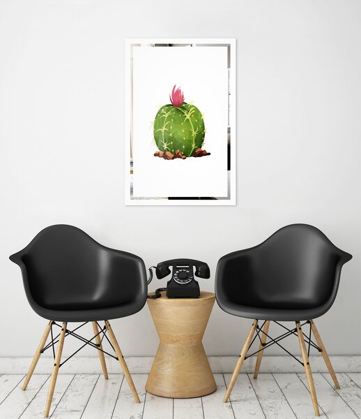 Obraz Kaktus na zrcadle Mirrora 67 - 60x40 cm (Obrazy Mirrora)