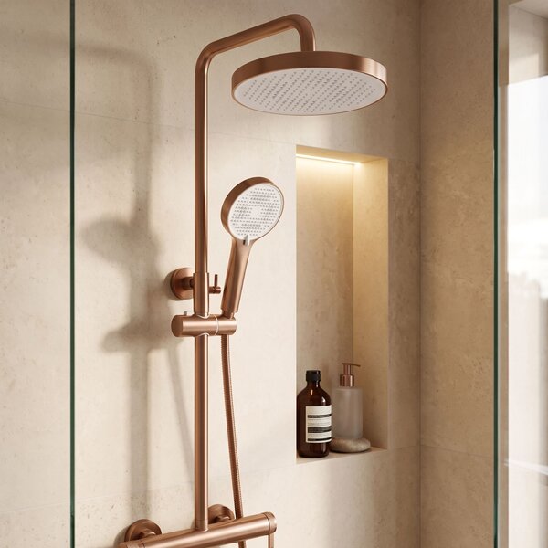 Rea, Sprchový set Rea Grace Brush Copper, REA-P4403