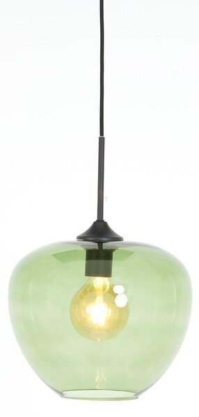 Zelené stropní svítidlo se skleněným stínidlem ø 30 cm Mayson – Light & Living