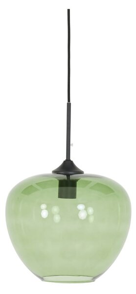 Zelené stropní svítidlo se skleněným stínidlem ø 30 cm Mayson – Light & Living