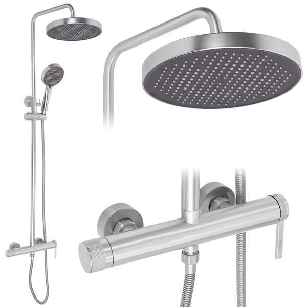 Rea, Sprchový set Rea Grace Brush Nickel, REA-P4400
