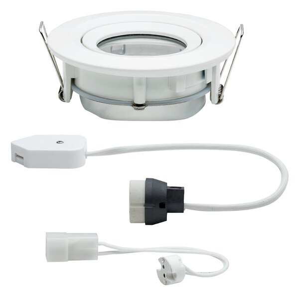 Paulmann 93661 Nova Plus, bílá otočná bodovka GU5,3 nebo GU10, průměr 9,3cm, IP65
