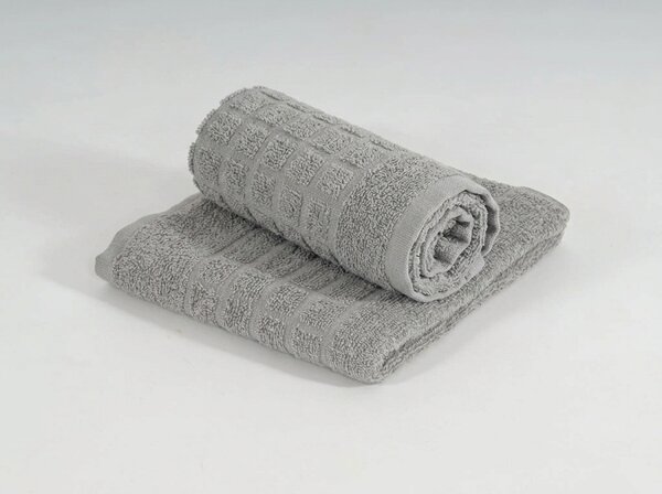 Ručník SOFT 50 x 100 cm světle šedý, 100% bavlna