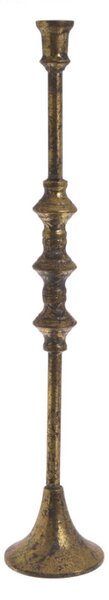 Svícen kovový, mosaz s patinou 51 cm 267CAN0016