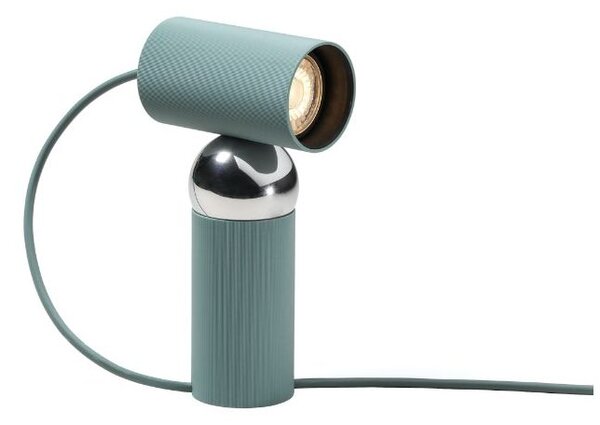 Flos F0995039 Bilboquet, šedomodrá stolní lampička, 1xGU10 LED, výška 20,3cm