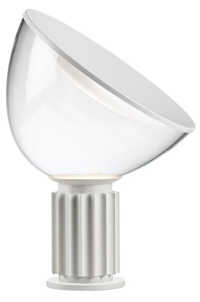 Flos F6604009 Taccia small LED, designová lampa se stmívačem, 16W LED 2700K, sklo/matná bílá, výška 48,5cm