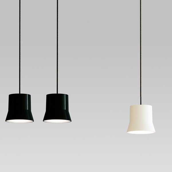Artemide 0230510A GIO.light suspension, bílé designové svítidlo, 1x9W LED 3000K, prům. 10,7cm