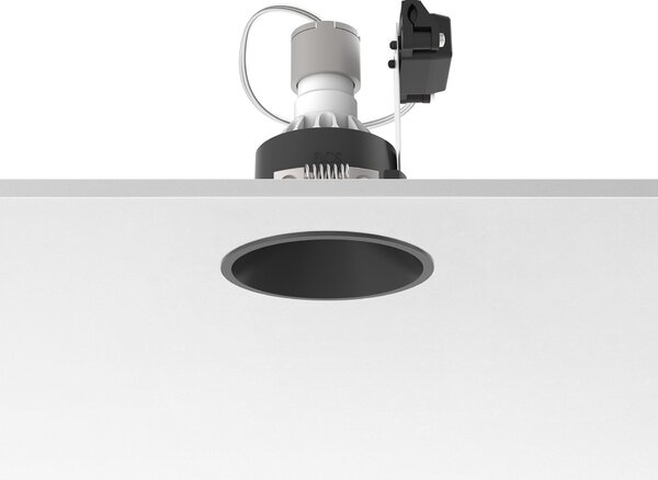 Flos 03.4211.74 Easy Kap 80 Round Fixed, černá bodovka, 1x max50W PAR16, prům. 8cm