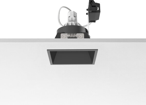 Flos 03.4209.74 Easy Kap 80 Square Fixed, černá bodovka, 1x max50W PAR16, 8x8cm