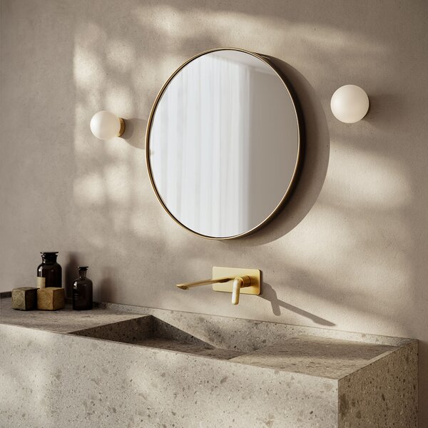 Il Fanale 292.02.MM Foam, nástěnné svítidlo, 1xE27 max 10W, morocco/mléčné sklo, prům. 12cm, IP44