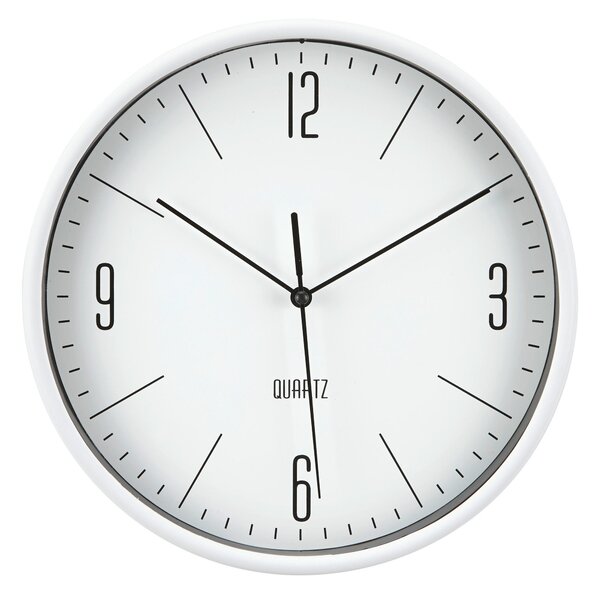 NÁSTĚNNÉ HODINY černá 25 cm Ambia Home - Nástěnné hodiny