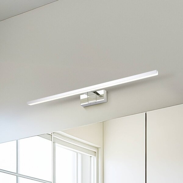 EGLO LED nástěnné světlo Conettilla, chromová, šířka 60 cm IP44, Chrom / stříbro, Koupelna, Hliník, Moderní