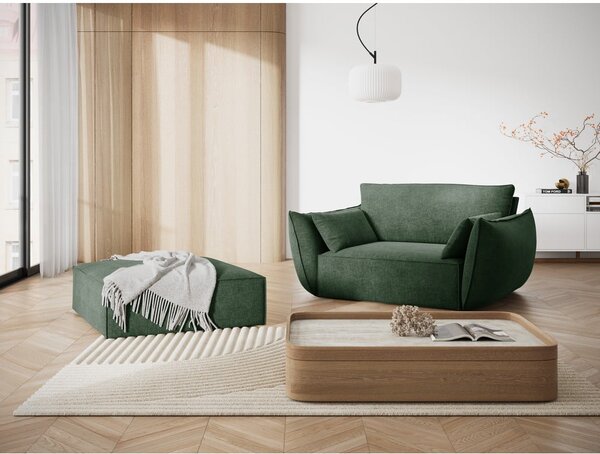 Tmavě zelené křeslo Vanda – Mazzini Sofas