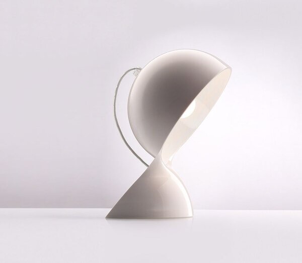 Artemide 1466000A Dalú White, bílá designová stolní lampa, 1x28W E14, výška: 26 cm