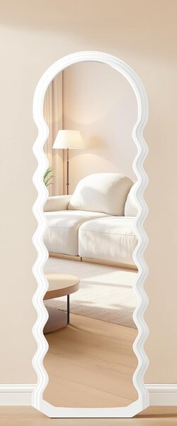 SONGMICS Volně stojící zrcadlo Standy 160 cm bílé