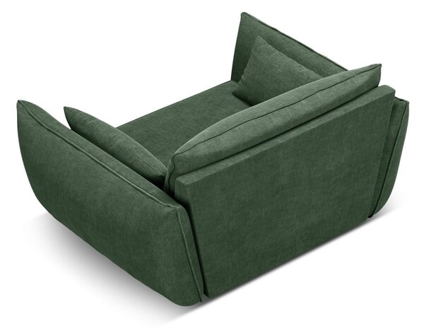 Tmavě zelené křeslo Vanda – Mazzini Sofas