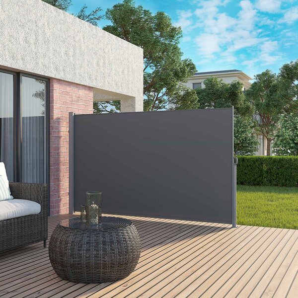 SONGMICS Boční markýza Orrine 180x300 cm šedá