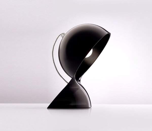 Artemide 1466030A Dalú Black, černá designová stolní lampa, 1x28W E14, výška: 26 cm
