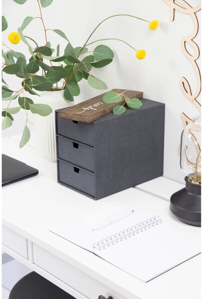 Kartonový organizér zásuvkový Ingrid Canvas Paper Laminate – Bigso