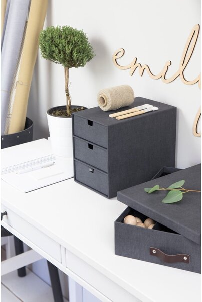 Kartonový organizér zásuvkový Ingrid Canvas Paper Laminate – Bigso