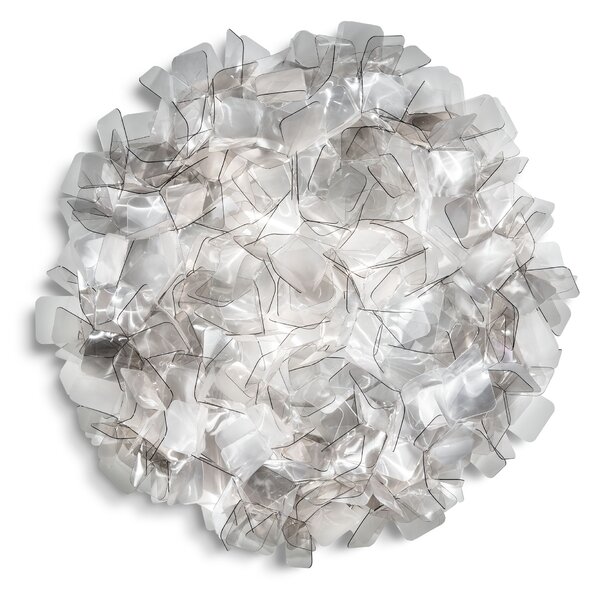 SLAMP CLICL00FUM00000000EU Clizia Fumé large, stropní designové svítidlo, 3x12W E27, prům. 78cm