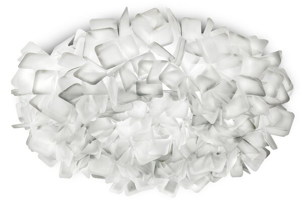 SLAMP CLICL00WHT00000000EU Clizia Opal Large, bílé stropní designové svítidlo, 3x12W E27, prům. 78cm