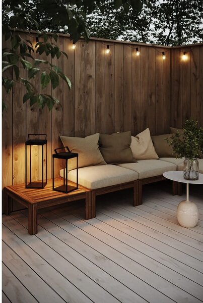 Černá venkovní solární LED lucerna na USB (výška 42 cm) Pure – Markslöjd