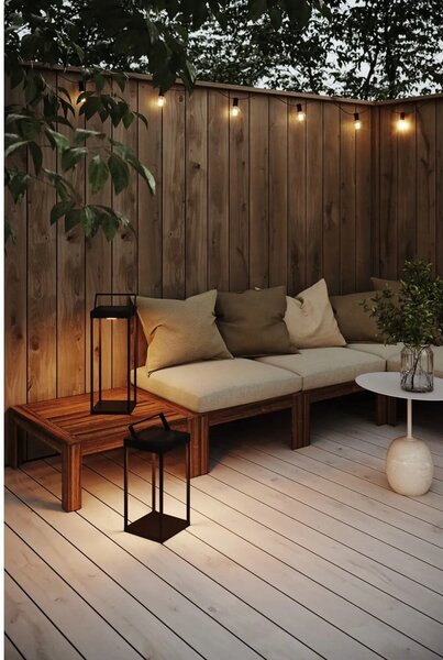 Černá venkovní solární LED lucerna na USB (výška 42 cm) Pure – Markslöjd