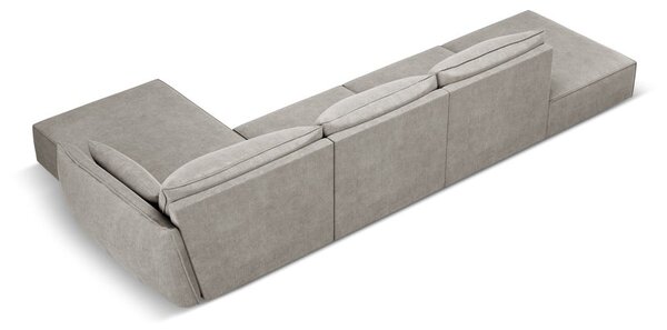 Světle šedá rohová pohovka (pravý roh) Vanda – Mazzini Sofas