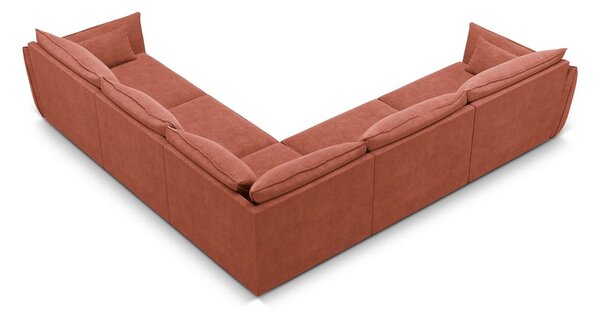 Červená rohová pohovka (variabilní) Vanda – Mazzini Sofas