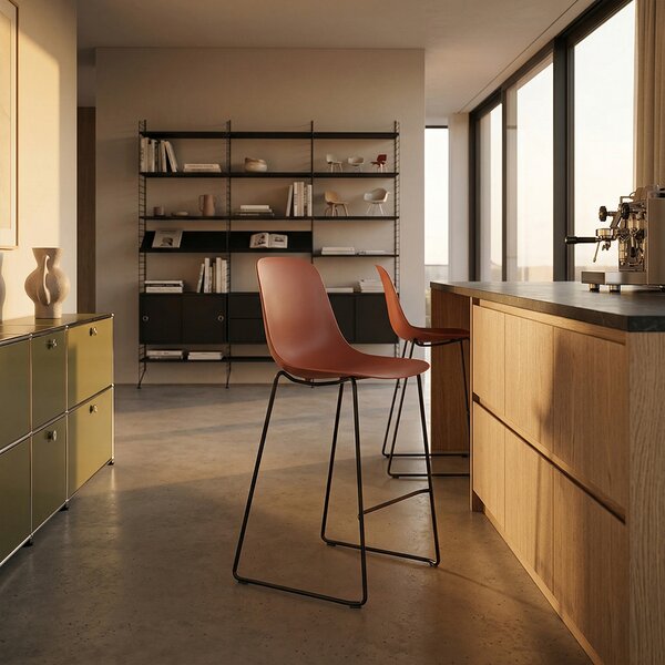 Infiniti designové barové židle Pure Loop Mono Bar Stool Large (76 cm)