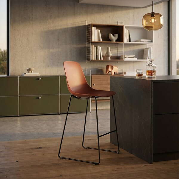 Infiniti designové barové židle Pure Loop Mono Bar Stool Large (76 cm)