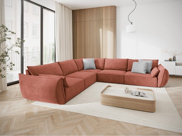 Červená rohová pohovka (variabilní) Vanda – Mazzini Sofas