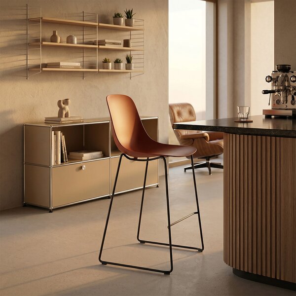 Infiniti designové barové židle Pure Loop Mono Bar Stool Large (76 cm)