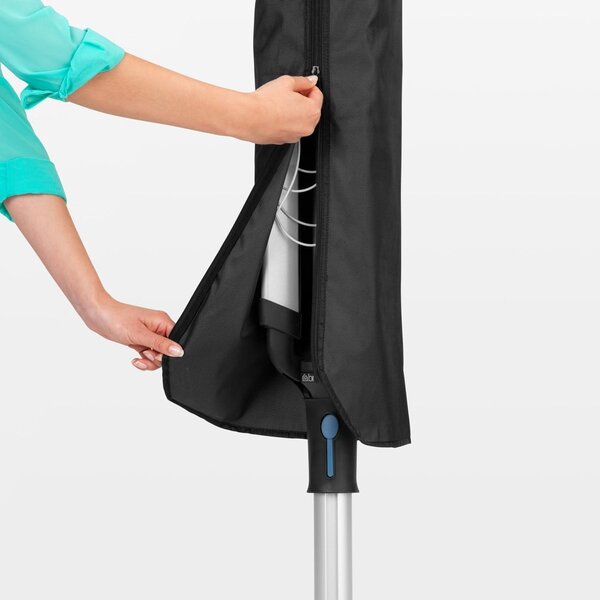 Venkovní sušák na prádlo ve stříbrné barvě 50 m Lift-o-Matic Advance – Brabantia