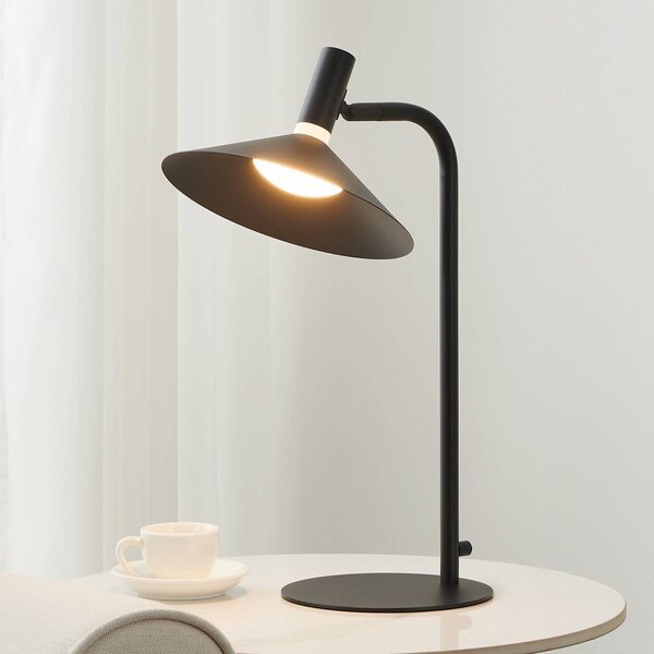 EGLO LED inteligentní stolní lampa Conomavilla-Z černá výška 45 cm RGB, stmívatelný, Černá, Obývací pokoj / jídelna, kov, Moderní
