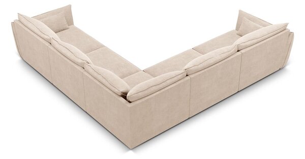 Béžová rohová pohovka (variabilní) Vanda – Mazzini Sofas