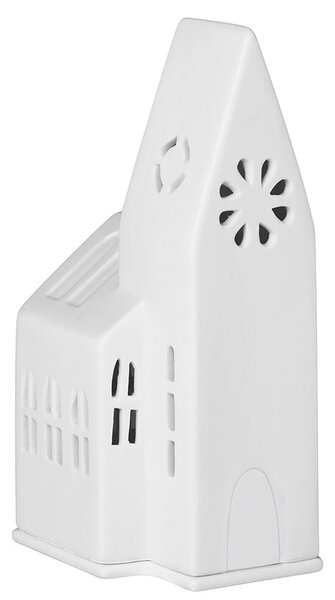 Porcelánový svícen Church 18 cm