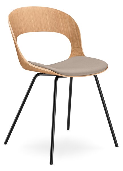 LD SEATING - Židle LOTUS LT-02-H-2 s čalouněným sedákem