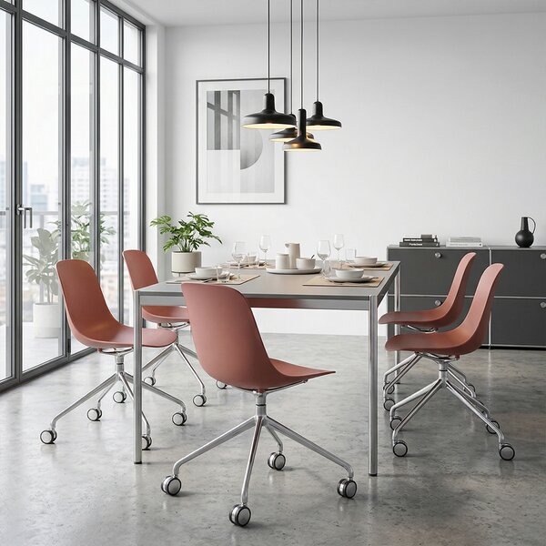 Infiniti designové židle Pure Loop Mono Swivel With Castors
