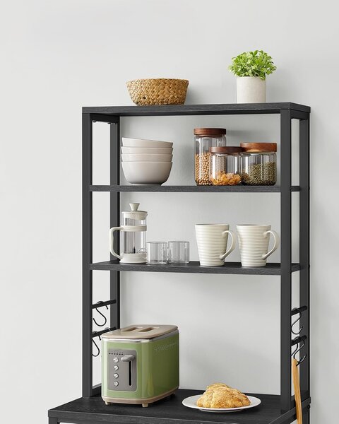 SONGMICS Kuchyňský regál Vasagle Vogues 60 cm černý