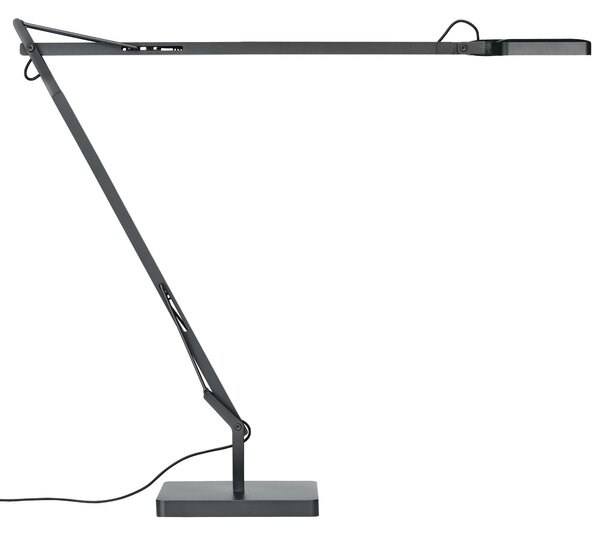 Flos F3311033 Kelvin LED, antracitová stolní lampa na pracovní stůl, 8W LED 3000K, 48+58cm