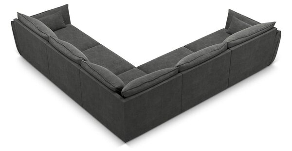 Šedá rohová pohovka (variabilní) Vanda – Mazzini Sofas