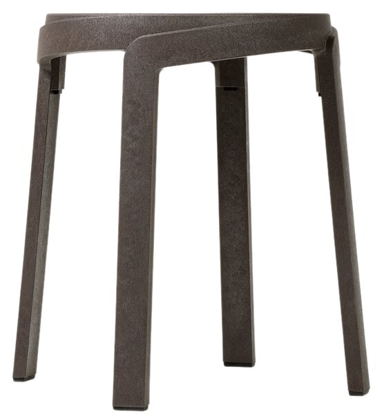 Nardi Hnědá plastová zahradní stolička Stack Mini 36,5 cm