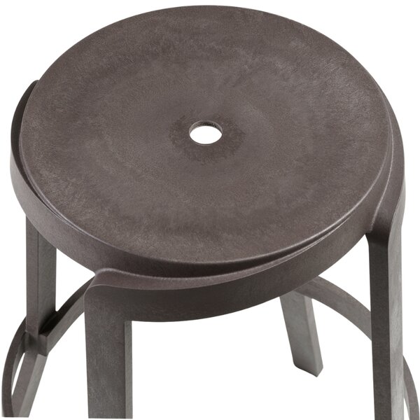 Nardi Hnědá plastová zahradní barová židle Stack Maxi 76,5 cm
